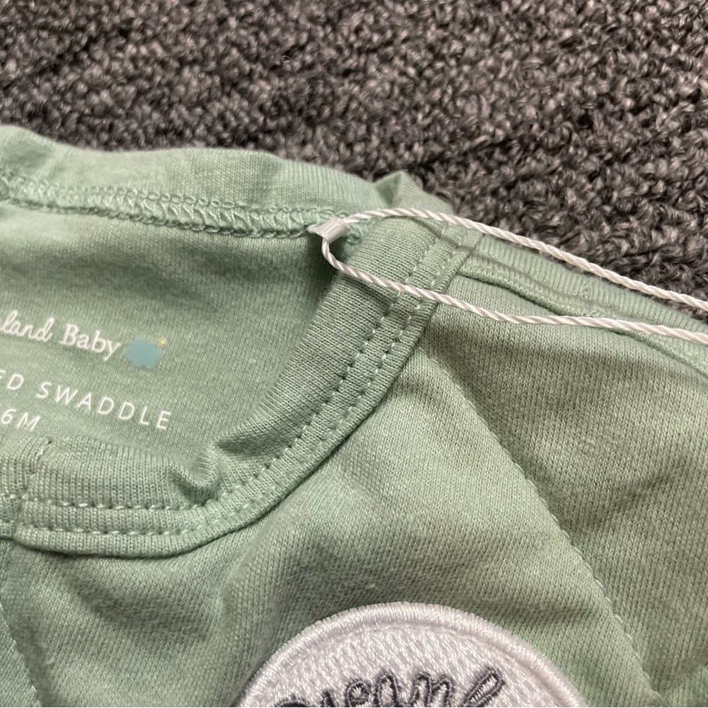 Dreamland baby Quilted weighed Green Baby Sleep Sack Swaddle - Picture 10 of 16